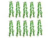 Garland Floral Artificial Weeping Willows Leaf Green 5.9Ft 10 Pcs