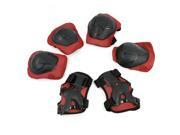 Unique Bargains Wheeled Sports Joint Protection Support Set Wrist Guard Elbow Pads Knee Pads For Kids