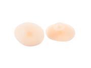 Fleshcolor Oval Shape Silicone Face Exfoliate Cleaning Brushes Pairs