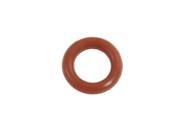 Unique Bargains 50 Pcs 10mm x 6mm x 2mm Silicone O Ring Seal Gaskets Red