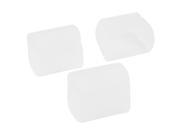 3pcs Flash Bounce Light Dome Diffuser Cap Softbox White for Canon 430EX 430EXII