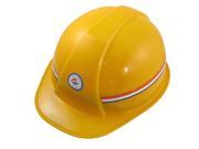 Unique Bargains Unique Bargains Yellow Hard Plastic Adjustable Building Factory Safety Hat Helmet