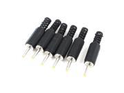 6Pcs 2.5mmx0.7mm Male DC Plug Jack Power Supply Solder Type Connector Adapter