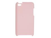 Pink Rubberized Back Shell Cover for iPod Touch 4G