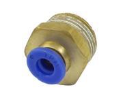 Unique Bargains 20mm to 6mm Hole Tube Air Pneumatic Push in Quick Connector Jointer