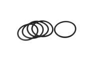 Unique Bargains 53mm x 3.5mm x 46mm Rubber Sealing Oil Filter O Rings Gaskets 5 Pcs