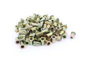 100 Pcs Zinc Plated Carbon Steel Rivet Nut Rivnut Insert Nutsert 8 32