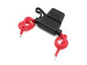 Unique Bargains Waterproof in Line 14 AWG Cable Blade Fuse Holder 12V 15A for Car
