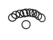 Unique Bargains Black Silicone O ring Oil Sealing Washer Grommet 18mm x 2.65mm 10Pcs