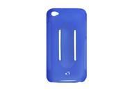 Plastic Shell Phone Case Clear Blue for iPod Touch 4G