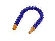 Unique Bargains 3.5mm Nozzle to 12mm Male Thread Milling Flexible Coolant Pipe Blue Orange