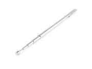 Unique Bargains Silver Tone 84mm 260mm Telescoping Antenna Replacement for Radio FM DAB