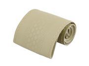 Car Truck Beige Faux Leather Hand Sewing Steering Wheel Cover Needle Set