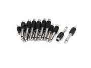 16 Pcs 6.35mm 1 4 Mono Audio Male to RCA Female Connector Adapter