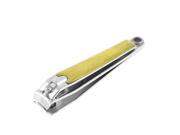 Unique Bargains Stainless Steel Sharp Fingernail Nail Clippers Trimmer Cutter Pedicure Tool