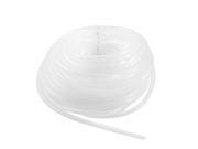 Unique Bargains Unique Bargains 18M 59Ft PE Polyethylene Spiral Cable Wire Wrap Tube Clear White 6mm