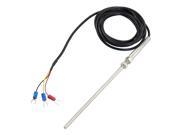 Unique Bargains Unique Bargains 2M Cable Thermocouple Sensor for Temperature Meter PT100 Type