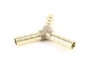 Air Pneumatic Y Design 3 Way 6mm to 6mm Barb Connector Coupler Quick Fittings