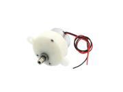 Unique Bargains DC6V 5mm Drive Shaft 8 r min Rotary Speed Reducing Geared Box Motor