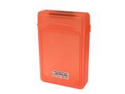 Polypropylene 3.5 Hard Disk HDD Drive Orange Enclosure