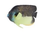 Aquascape Aquarium Fishbowl Silicone Emulational Imitation Angelfish Ornament