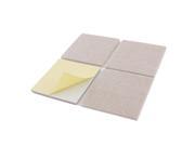 House Office Furniture Felt Table Chair Foot Nonslip Protection Pad 4 Pcs