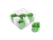 Wedding Gift Bath Supplies Rose Flower Style Body Petal Soap Green White 9pcs
