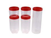 Plastic Food Preservation Storage Seal Container Box Case 5 in 1