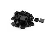 Unique Bargains Furniture Plastic Blanking End Tube Caps Cover Inserts 40mmx40mm 50pcs