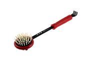 Body Knead Stress Relief Back Neck Handheld Plastic Massager Hammer Comb Red
