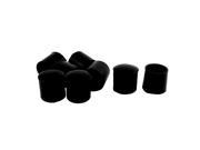 Furniture Table Rubber Nonslip Chair Legs Tips Foot Guard Covers 25mm Dia 8 Pcs