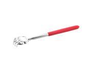Handheld Massage Tool Bear Claw Extendable Metal Back Scratcher Red