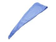 Unique Bargains Unique Bargains Fixable Comfy Microfiber Hair Drying Towel Wrap Cover Cap Blue