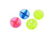 Unique Bargains Soft Reusable Laundry Washing Balls Home Household Wash Helper Dryer Balls Multicolor 4 Pcs