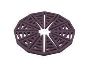 Sunflower Design Round Shaped Silicone Table Heat Resistant Mat Cushion Placemat