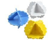 Unique Bargains Soft Reusable Laundry Washing Balls Home Household Wash Helper Dryer Balls Yellow Blue White 3 Pcs