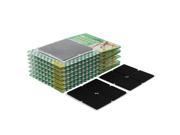 Table Chair Square Self Adhesive Furniture Felt Pads Cover Black 38 x 38mm 64pcs