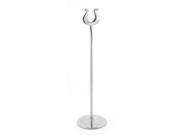 Restaurant U Shaped Stainless Steel Sign Holder Stand Silver Tone 12 Inch Length