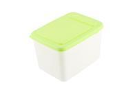 Unique Bargains Home Plastic Food Storage Box Container 15cm x 11cm x 10cm 1.3L Green