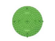 Exercise Leisure Rubber Foot Acupressure Shiatsu Massage Sheet Mat Light Green