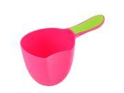 Unique Bargains Plastic Soup Ladle Kitchen Bathroom Hair Washing Water Scoop Fuchsia