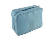 Zipper Travel Trip Toiletry Cosmetic Bag Portable Makeup Storage Pouch Handbag Teal Blue