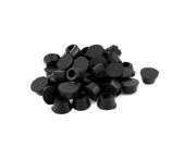 40 Pcs 19mm x 10mm Furniture Rubber Feet Washer Covers Protectors