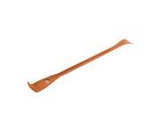 Household Hand Shaped Plastic Body Back Scratcher Massager 45cm Length Brown