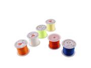 Spandex Beading Stretchy String Cord Jewelry Craft Line Mixed Color 6 Pcs