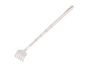 Unique Bargains Pen Clip Stainless Steel Telescopic Back Scratcher Handheld Body Massager