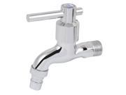 Unique Bargains Kitchen Bathroom Lavatory Waterfall Basin Sink Faucet Mixer Tap Silver Tone