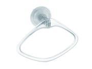 Household Hotel Bathroom Plastic Suction Cup Bath Towel Ring Hanger Clear