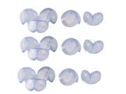 Ball Shaped Furniture Table Corner Edge Safety Guard Cover Protector Clear 15pcs