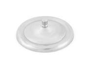 Household Kitchen Stainless Steel Tea Coffee Water Cup Lid Cover Silver Tone